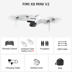 Dron FIMI X8 Mini Pro 250G-Classic <span class=keywords><strong>4K</strong></span> HD con Cámara con Gimbal de 3 Ejes, Dron <span class=keywords><strong>GPS</strong></span> con <span class=keywords><strong>Wifi</strong></span> <span class=keywords><strong>5G</strong></span>, Control Remoto, Quadcopter, 30 Minutos de Vuelo - Product Image 2