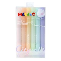 Ensemble de 6 stylos surligneurs pastel macaron, pointe biseautée, couleurs douces, pour l'école, le bureau, la papeterie