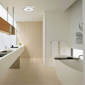 12 इंच 110cfm उच्च cfm बाथरूम निकास पंखे ब्लूटूथ स्पीकर 120v, आर्द्रता सेंसर और उत्तर अमेरिका के लिए टाइमर - Product Image 6