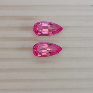 Zafiro Rosa Cultivado en Laboratorio, Forma de Pera, Gema Suelta, Piedra de Calidad Premium para Joyería, Hecho a Mano - Product Image 5