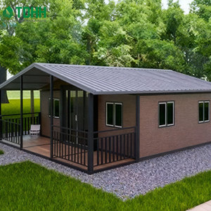 Модульный контейнерный дом стандартного размера с двойными раскладными крыльями, штабелируемый, для офиса и спальни - Product Image 1