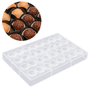 New Food Grade Half Dome Chocolate <strong>Molds</strong> <strong>Plastic</strong> Semi-Circular Transparent Chocolate <strong>Mold</strong> Bar Shape - Product Image 4