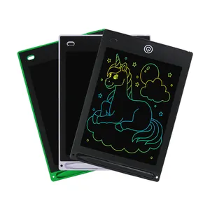 8.5 10 12 Inch Electronic Digital Writing Color Screen Kids Lcd Memo Pad Erasable Writing Tablet