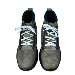 Chaussures en daim de chèvre, dessus en cuir véritable, écologiques, confortables, durables, semelle extérieure en cuir véritable et caoutchouc - Product Image 1