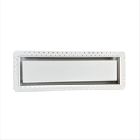 Rejilla de Ventilación Oculta de Metal para Pared, Rejilla de Salida de Aire Empotrada para HVAC en Edificios