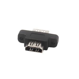 Adaptateur HDMI Femelle-Femelle à Montage sur Panneau avec Trous de Fixation pour Châssis d'Ordinateur - Product Image 2