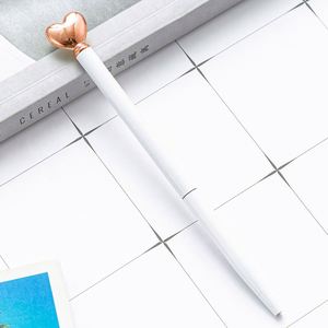 Heart Shaped Metal Ballpoint <b>Pen</b> with Embossed Design Portable Perfect for Wedding Bridal Shower Graduation Birthday School Gift - Product Image 2