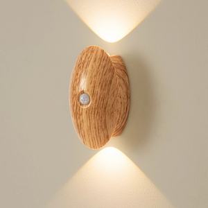 Lampes de nuit LED intelligentes sans fil à détecteur de mouvement rechargeables par USB, lampes murales créatives, lampes de chevet pour la maison - Product Image 6