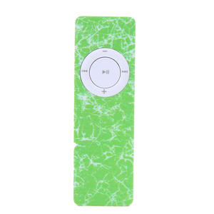 เครื่องเล่น MP3 ลายหินอ่อนแบบพกพา รุ่นมินิ รองรับบลูทูธ 5.0 สำหรับนักเรียนและเล่นกีฬา รองรับการ์ด TF วิทยุ FM ดีไซน์แบบการ์ดพลาสติก - Product Image 4