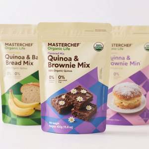 Sachet en Mylar à fond plat noir mat de 250 g (8 oz) avec fermeture éclair, recyclable et personnalisable pour aliments secs et friandises pour animaux de compagnie - Product Image 4