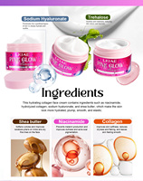 Crème Éclaircissante et Éclatante OEM ODM au Collagène et Acide Hyaluronique pour un Teint Uniforme, un Éclat Radieux et l'Élimination des Taches Brunes – Crème Visage pour une Peau Effet Verre