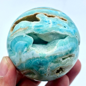 Sphère en héminormite naturelle en gros, artisanat sculpté écologique, pierre précieuse de guérison, cadeau de décoration Feng Shui - Product Image 5