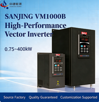 Variateur de fréquence CNC VFDW VM1000B-4T200G 200 kW 380V triphasé à contrôle vectoriel pour ventilateur/pompe d'alimentation en eau à pression constante