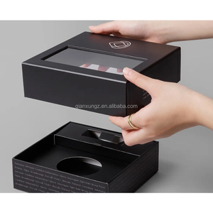 Biểu tượng tùy chỉnh cứng nhắc bao bì với PVC và cửa sổ trong suốt các tông giáng sinh Hộp quà tặng - Product Image 6