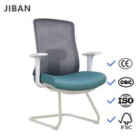 Chaise de bureau moderne et simple avec dossier en maille respirante et design ergonomique pour le soutien lombaire, assise confortable, structure métallique