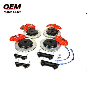 Kit d'étriers de frein rouges Mercedes GT6+GT4-355TY3 pour modèles C-Class, E-Class, S-Class, GLC, GLE, AMG - Product Image 1