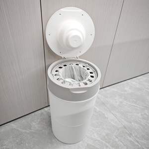 Olf5010 Diaper Changing Bucket Cylindrical Grayish White Odor Proof Indoor <b>Waste</b> <b>Bin</b> - Product Image 1