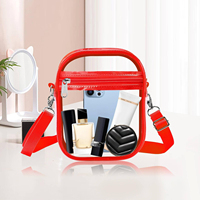 Sacs en PVC moelleux et tendance avec logo personnalisé, sacs d'extérieur style bohème, jolis sacs irisés en PVC pour cadeaux de mariage en gros pour compagnies aériennes