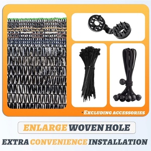 Filet d'ombrage tissé en HDPE de qualité durable, anti-UV, protection solaire, pour serre, jardin agricole, terrasse extérieure - Product Image 5
