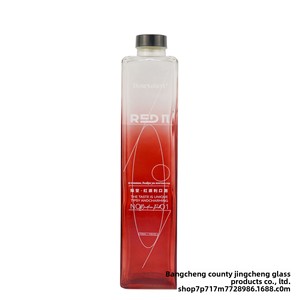 Botella de Vino Vacía Cuadrada Creativa de Vidrio Blanco para Whisky, Vinos Tintos, Blancos, Frutales y Amarillos Modelo X084 Shandong - Product Image 5
