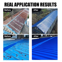 Revêtement antirouille durable et durable AC50 Peinture anticorrosion robuste pour toit métallique en acier
