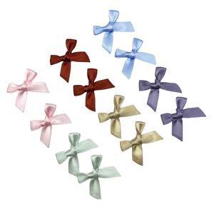 En gros Personnalisé Pré <span class=keywords><strong>Cravate</strong></span> Ruban Arc pour Emballage Cadeau Ruban Mini Arcs pour Vêtements Chapeau Décoration 245 Couleurs - Product Image 1