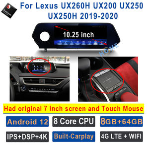 10,25 pulgadas Android Qualcomm Snapdragon Radio de coche reproductor de vídeo Multimedia CarPlay Auto Radio para <span class=keywords><strong>Lexus</strong></span> UX260H UX200 <span class=keywords><strong>UX250</strong></span> UX250H - Product Image 5