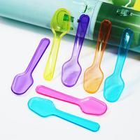 12000 pièces par carton, mini-cuillères jetables en plastique coloré de qualité alimentaire de 75 mm pour gelée, pouding, yaourt, crème glacée, dessert, gâteau, apéritif