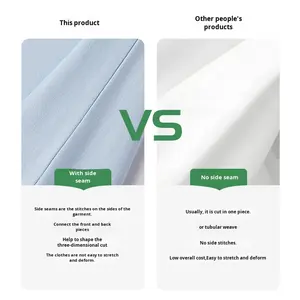 T-shirt à manches courtes en coton lourd 230g pour <span class=keywords><strong>homme</strong></span>, été, 100% tricoté, couleur unie, ample, décontracté, col rond, tendance, marque, tee-shirt vierge - Product Image 3