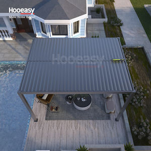 Pergolas bioclimatiques Hooeasy, couverture imperméable, ombrage estival, gazebo de jardin, toit à lames orientables électriques, pergola en aluminium d'extérieur - Product Image 6