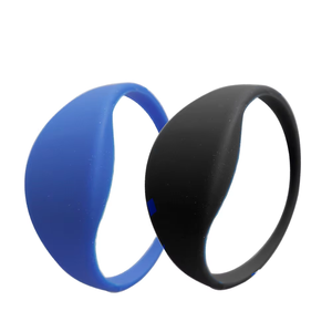 Anpassbares NFC-Silikon armband mit 1k RFID Smart Tag Wasserdichte Zugangs karte für Schwimmbäder Mini-Logo Rabatt versorgung - Product Image 4