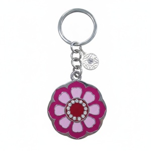 Multicolor Alloy Metal <b>Keyring</b> Fashion Luxury Style Multi-Color Printed Irregular Shape Anniversary Gift Taiwan Fashion Trend - Product Image 3