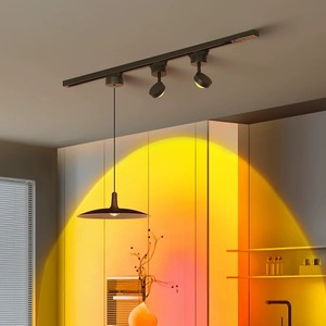 Foco LED COB Giratorio Omnidireccional para Riel, Montaje en Superficie, para Sala de Estar, Iluminación de Fondo de Pared, Smart Little Hill - Product Image 3