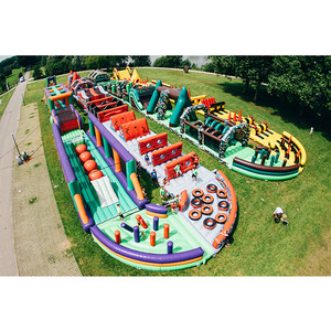 Caliente productos para vender en línea campamento inflable obstáculo 5k de obstáculos inflables para la venta - Product Image 4