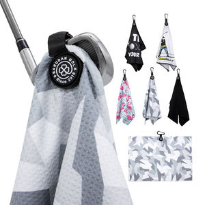 Toalla de Golf de Diseño Personalizado con Clip Magnético, Toalla de Golf Magnética de Microfibra, Toalla de Golf con Logotipo Personalizado - Product Image 1