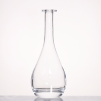 Bouteilles en verre blanc de haute qualité de 700 ml à 1400 ml pour le brandy/la tequila/le whisky/le vin/ Logos/couleurs personnalisables Emballage pour hôtel/bar