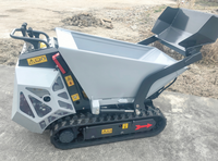 Mini-dumper hydraulique sur chenilles Antspower 2026 homologué CE, motorisé par un moteur à essence de 13,5 CV, capacité de charge de 600 kg