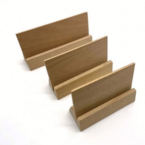 Vente en gros de calendrier de bureau en bois massif Base de calendrier de décoration de bureau avec logo personnalisé Présentoir de plaque créatif - Product Image 2