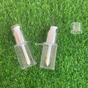 Botella de Plástico PETG Vacía con Bomba de Presión y Aplicador para Base de Maquillaje Líquida, Rubor, Iluminador, Corrector y Loción, Redonda y Cuadrada, de 25/30/35 ml - Product Image 5