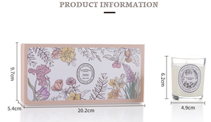 Juego de Regalo de Velas Aromáticas de Cera de Soya de 3 Piezas, Modernas, de Lujo y Larga Duración, Hechas a Mano y Personalizadas para Cumpleaños y Festividades, Venta al Por Mayor de Fábrica - Product Image 3