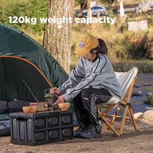 كرسي تخييم معدني متين من E-RIKE بسعة 120 كجم، كرسي محمول خفيف الوزن للغاية مع ظهر عالي وقماش كبير الحجم للاستخدام الخارجي - Product Image 4