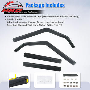 Viseras Deflectoras para Ventanas Laterales de Land Rover Defender 20-25 110 130, Protección para Ventanas de Puerta de Coche, PC - Product Image 5