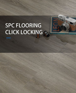 Revêtement de sol composite en <span class=keywords><strong>vinyle</strong></span> de luxe SPC <span class=keywords><strong>à</strong></span> <span class=keywords><strong>clipser</strong></span>, épaisseur 5 mm, grain de bois, 100 % imperméable, noyau rigide, adapté <span class=keywords><strong>à</strong></span> l'intérieur - Product Image 1