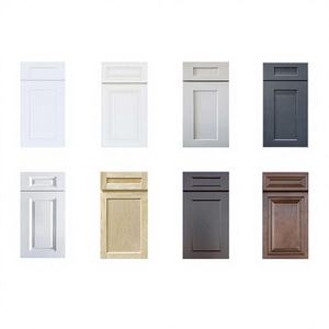 Armoire de cuisine prête à l'emploi de style américain en bois de bouleau massif, cadre Shaker blanc, certifiée KCMA, charnière en contreplaqué, vente en gros - Product Image 1