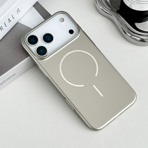 Kim Loại Màu Cứng <span class=keywords><strong>PC</strong></span> Trường Hợp Đối Với iPhone 17 17air 17 Pro Max Không Có Vàng Điện Thoại Di Động <span class=keywords><strong>PC</strong></span> Trường Hợp Mạ Điện Cover Quay Lại - Product Image 5