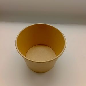 Bols et tasses à soupe en papier kraft jetables, écologiques, grande capacité, imperméables, compatibles micro-ondes, pour nouilles instantanées - Product Image 5