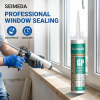 Scellant silicone acétique à usage général, adhésif imperméable pour verre, durcissement rapide, matériau de construction flexible, approvisionnement en vrac en usine