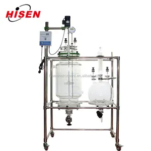 10l 20l Glazen Reactor Laboratorium Kristallisatie En Filtratie Apparatuur Glas Kristallisatie Reactor