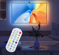 Rétroéclairage TV intelligent RGB Dream Color Immersion avec capteur d'application sans fil DC12V 5050, capture de couleur de l'écran TV, synchronisation, télécommande intelligente