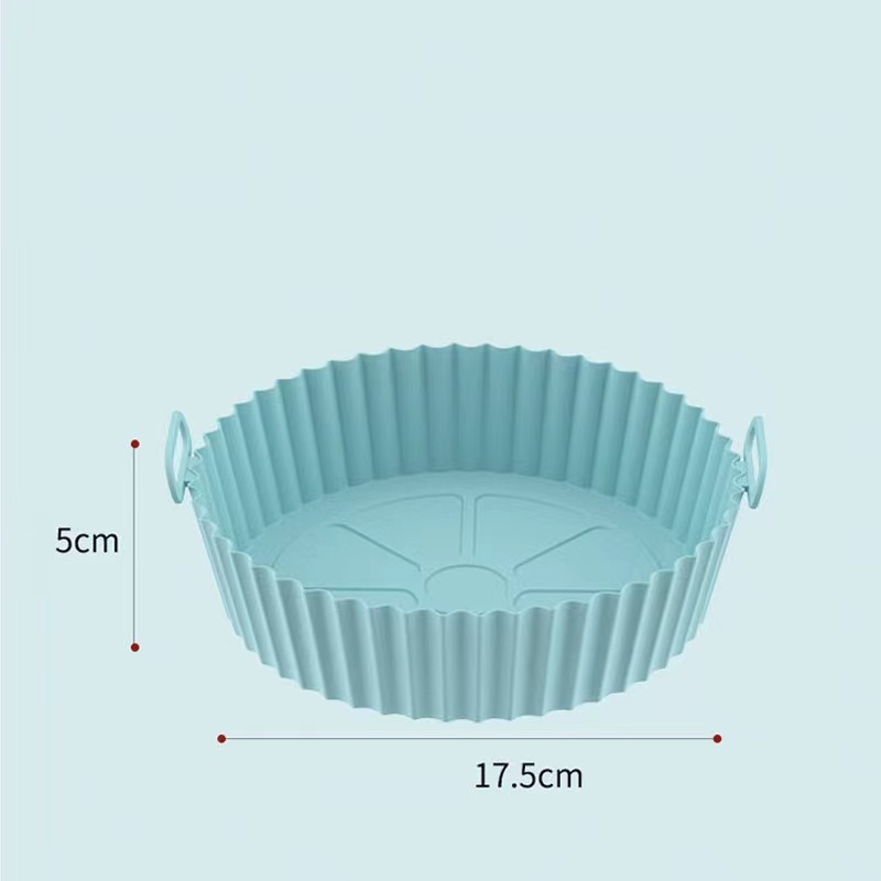 Fritadeira de silicone para ar-fritadeiras, acessórios para forno, forro e parafuso flammável